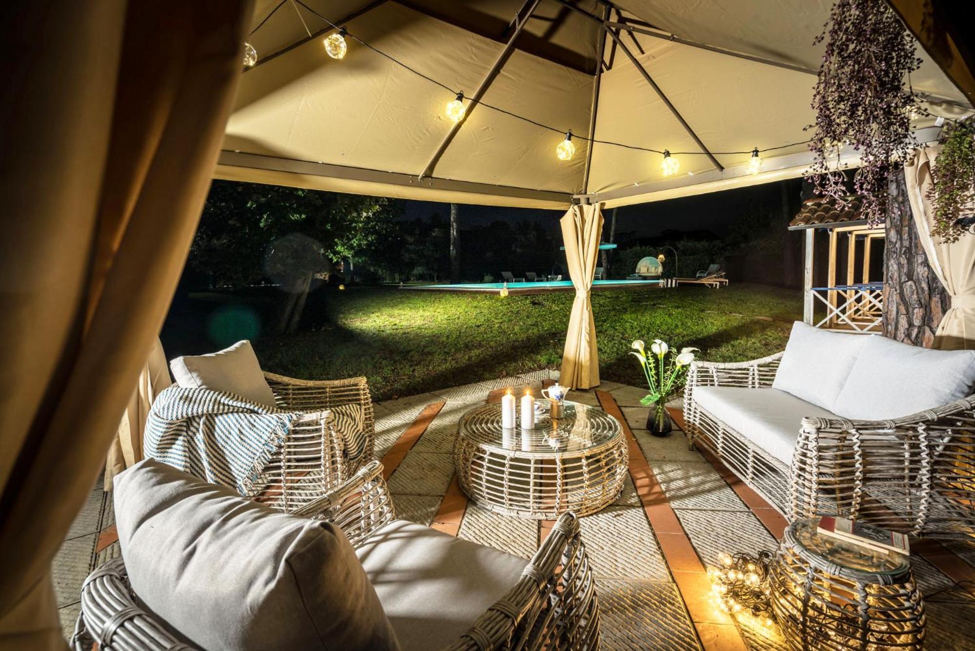 Villa Ines Charme Near Lucca アルトパーショ エクステリア 写真