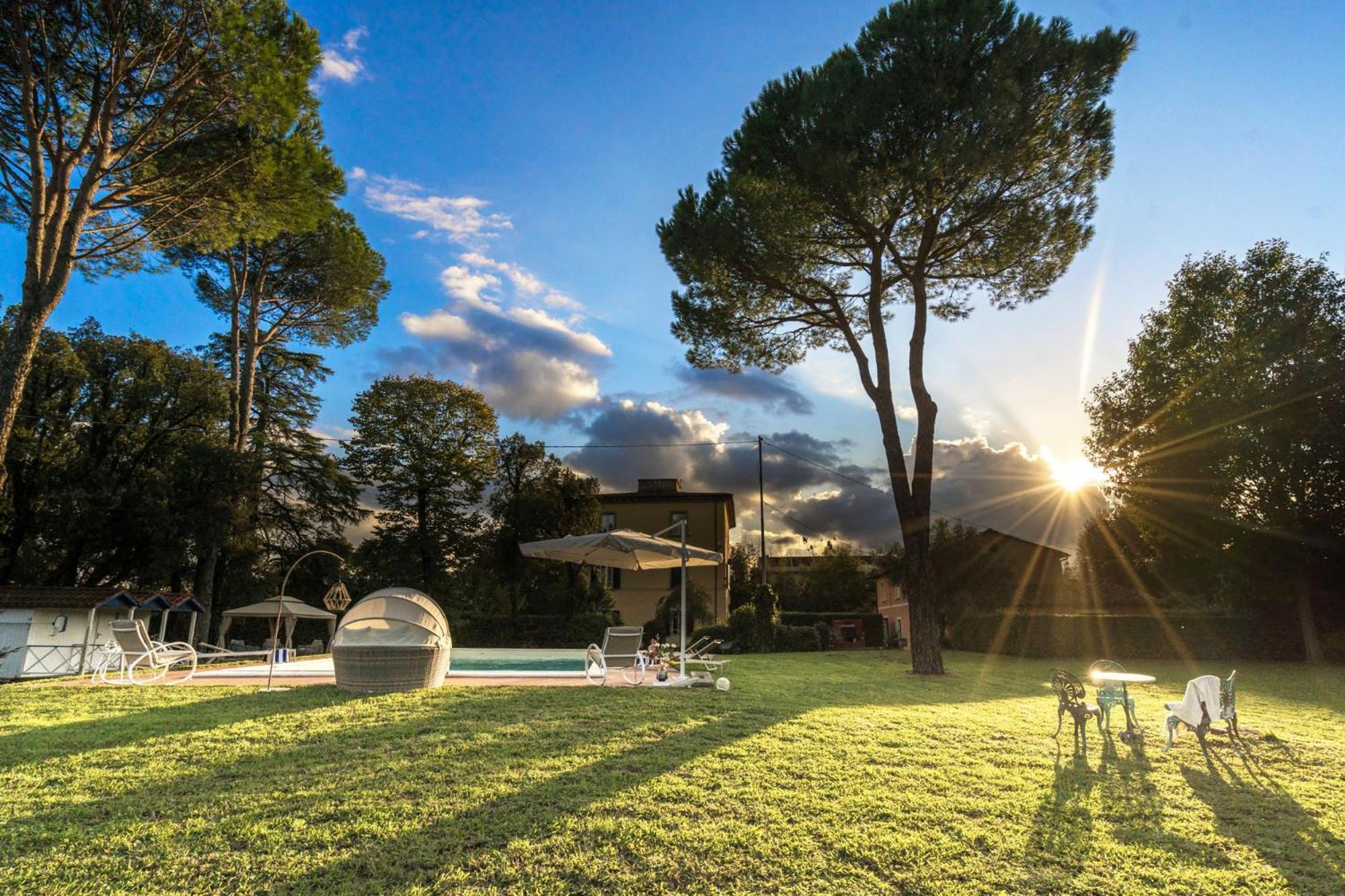 Villa Ines Charme Near Lucca アルトパーショ エクステリア 写真